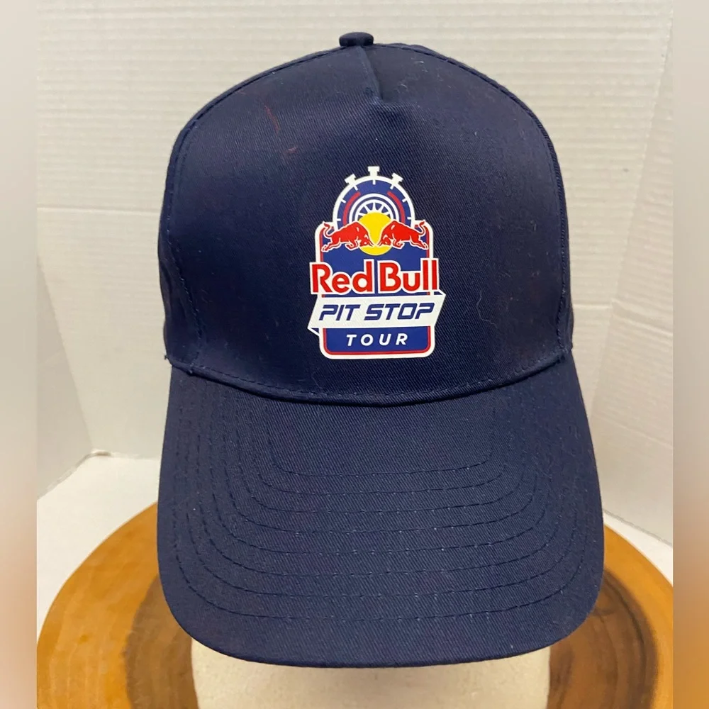 Red Bull Pit Stop Tour Cap SnapBack Cap Like New! eUC